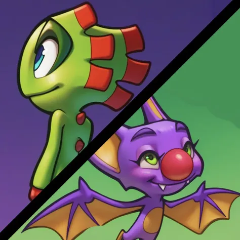 Yooka and Laylee - Kracklestone Designs