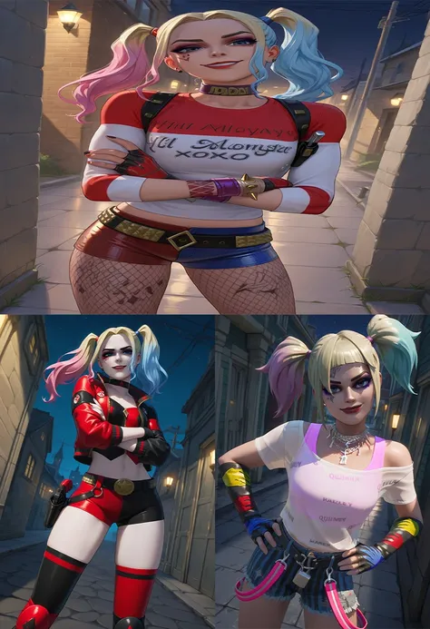 Harley Quinn (Fortnite) 3skins Pony/Illust