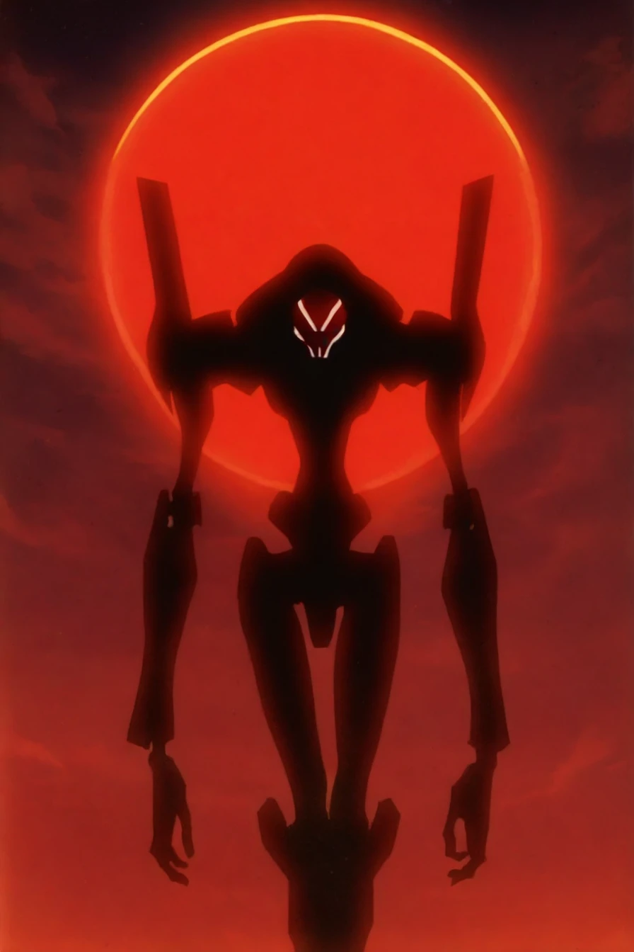 Neon Genesis Evangelion 1995 anime style illustriousXL