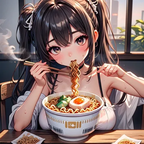 girl like instant noodles