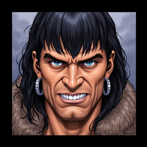 Conan The Barbarian (comic style + character) XL + SD1.5 + F1D