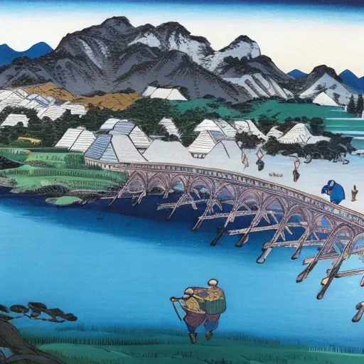 Hiroshige style