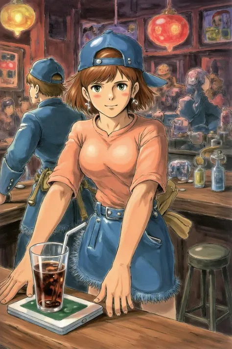 Miyazaki Hayao  Nausicaä Manga Color Illustration Style