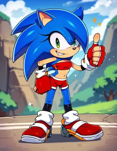 Sonica the Hedgehog (R63 Sonic the Hedgehog)