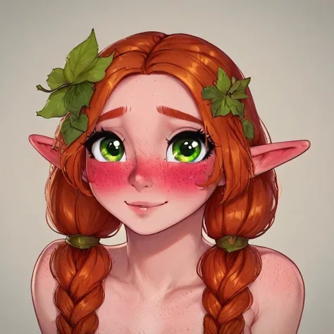 cute redhead elf girl