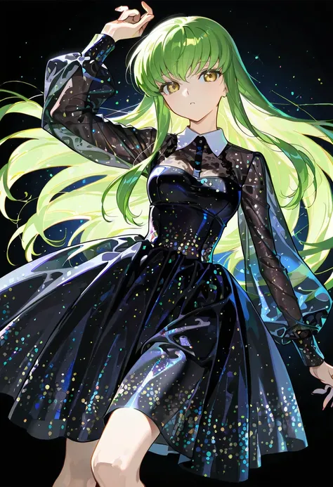 Constellation Glitter Dress