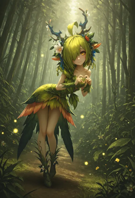 Dryad Nisha / Herne / Mellia / Felleria / Hyanes (Summoners War) - Illustrious