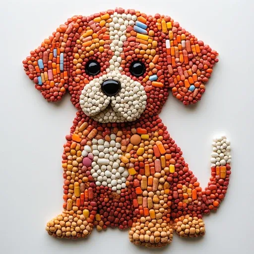 Pill and Candy Mosaic Style [FLUX]