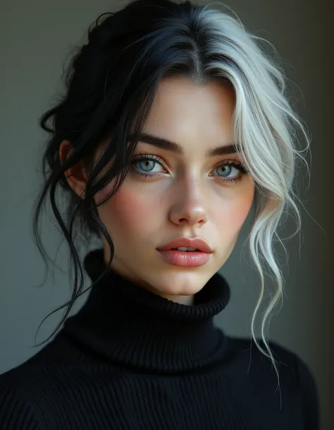 White X Black Hair. Flux LoRA