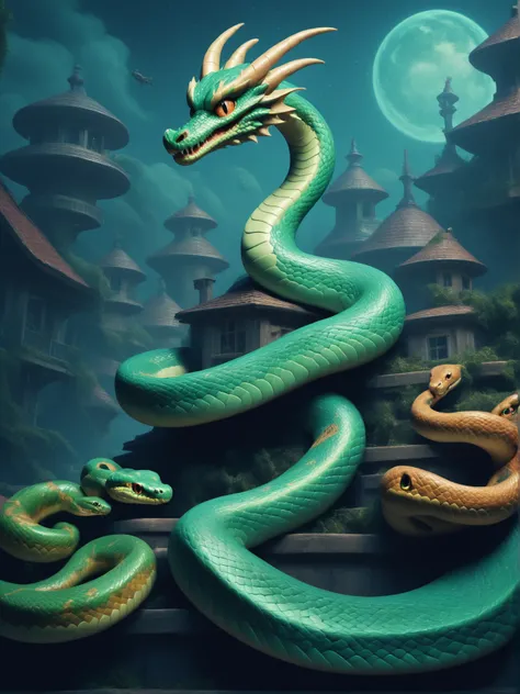 Serpent World [Pony+SDXL]