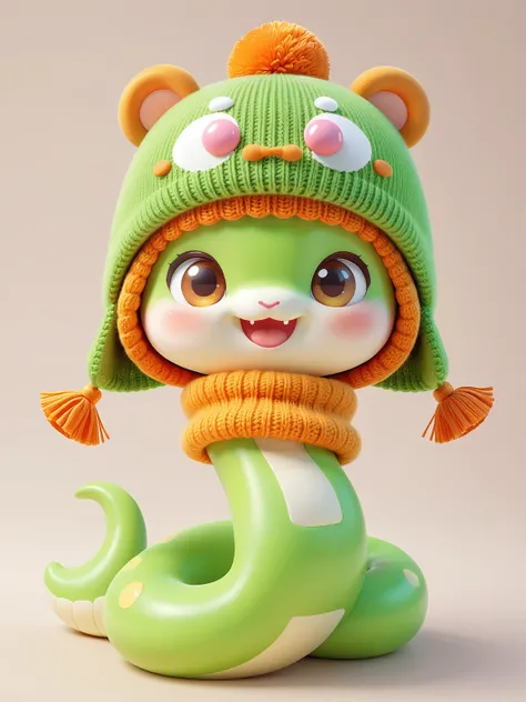 3D Kawaii Snake