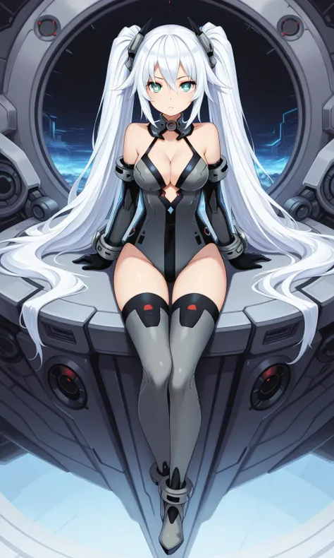 (Illustrious) black heart (neptunia) (alternative clothes)