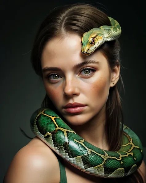 Snakes and Woman - LORA 👑 concept 🐍