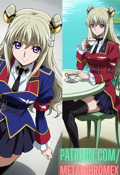 Leila Malcal (Code Geass: Akito the Exiled) - Illustrious - Commission!