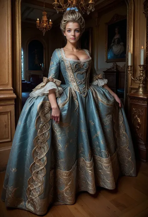 Pannier/Rococo/18th centuries Dress