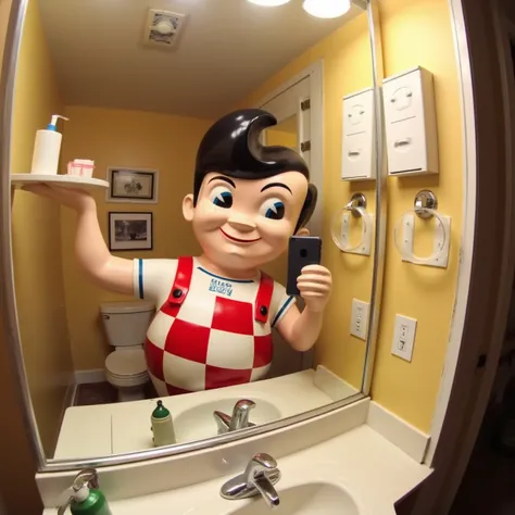 Bob The Big Boy mascot from Bob's Big Boy restaurants - FLUX LoRA