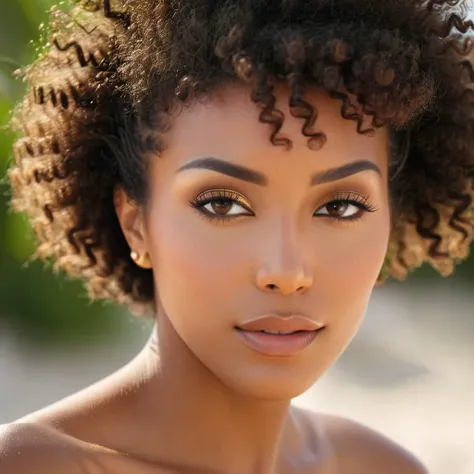 Woman with dark complexion - SDXL