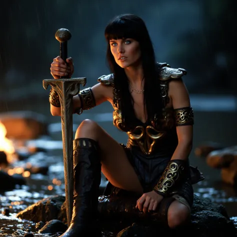 Xena: Warrior Princess 1995 XL + SD1.5 + F1D (Character based + Style)