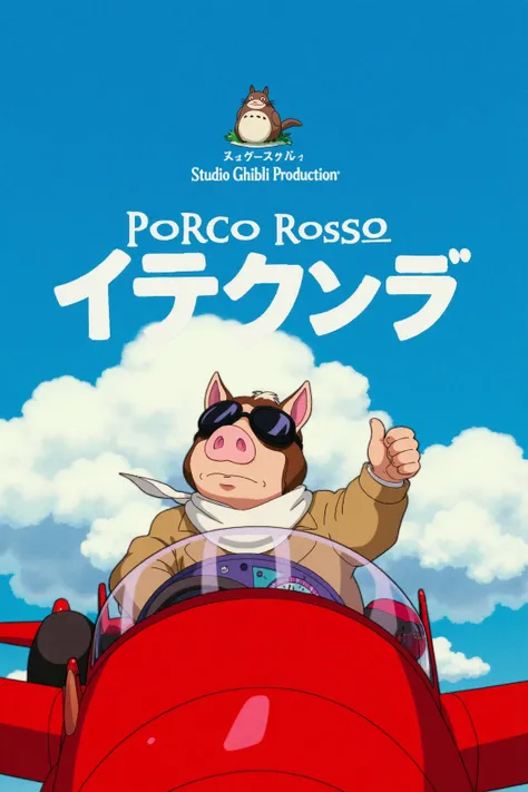 Retro Ghibli style (Porco Rosso)