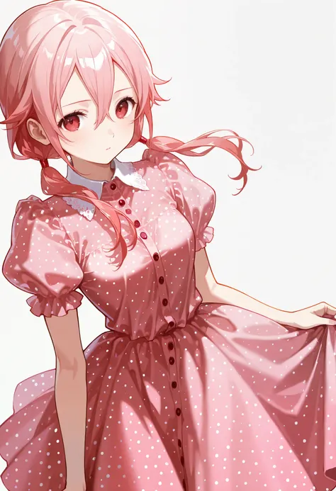 Polka Dot Peachy Gown