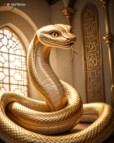 Gold Snake Chinese Year of the Snake