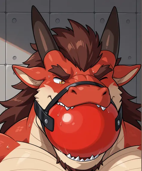 Oversized Ballgag (Mainly for furries)