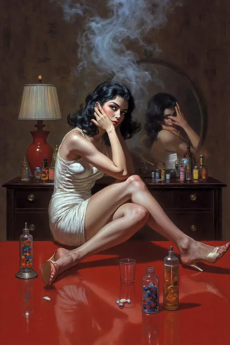 Femme Fatale: Robert McGinnis Portrait Illustration Style