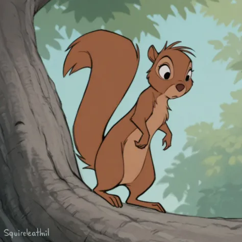 Squirrel Arthur  Sword in the Stone