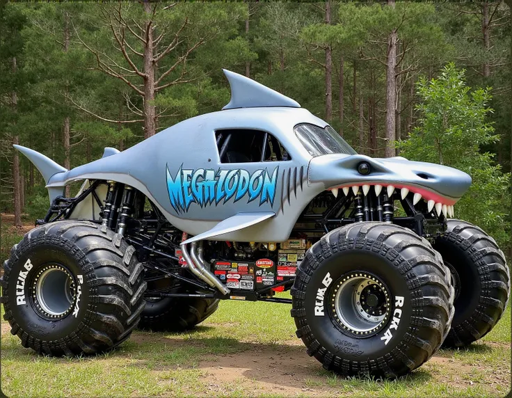 👑 Megalodon (Monster Jam truck)(Flux) 🚗