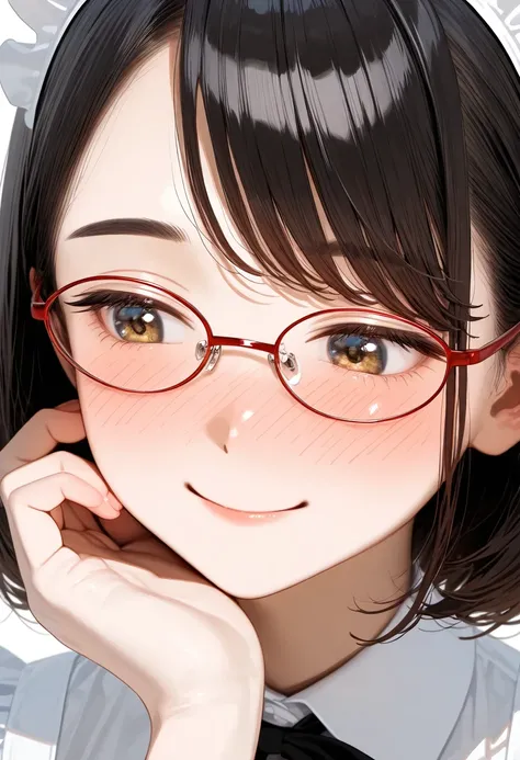 oval metal frame glasses2 / illustrious