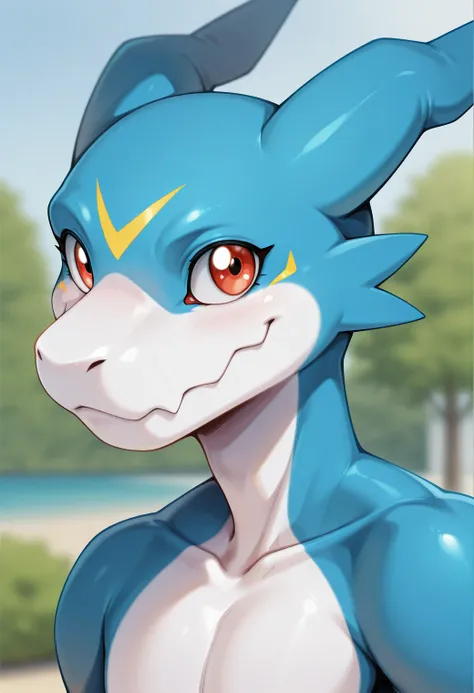 Veemon | Exveemon | Flamedramon | Magnamon | Paildramon [IL] - Flamedramon (No Armor) V2