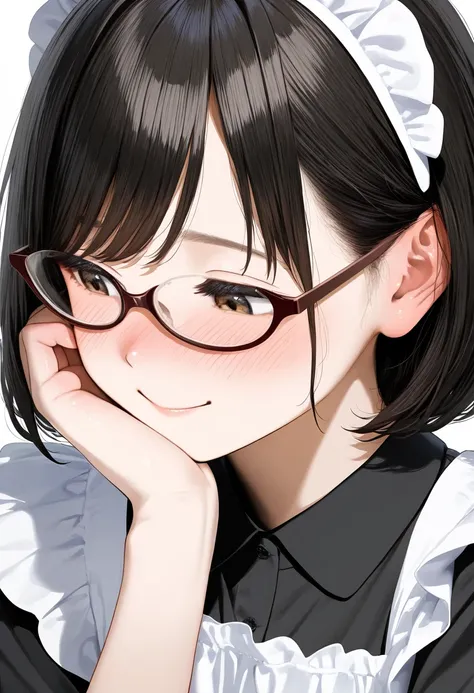 under-rim cell frame glasses / illustrious