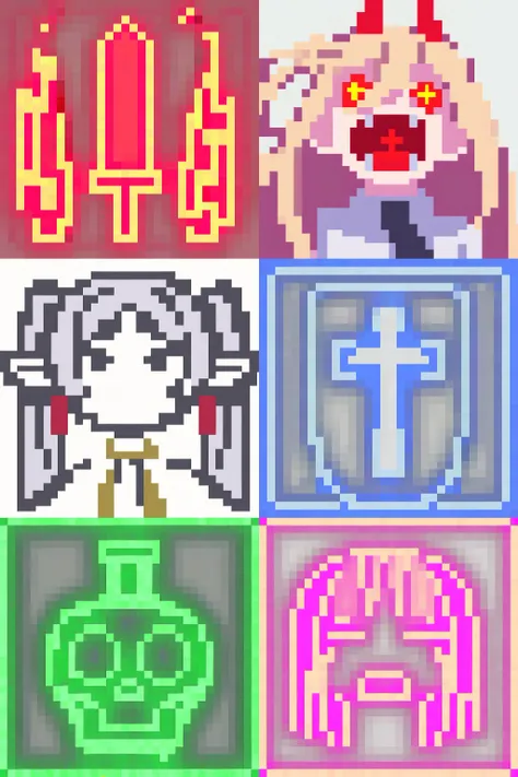 Status Icons - Ragnarok Online - Pixel Art - IllustriousXL - Noob LORA