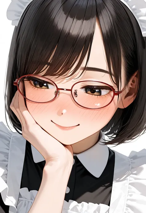 oval metal frame glasses1 / illustrious