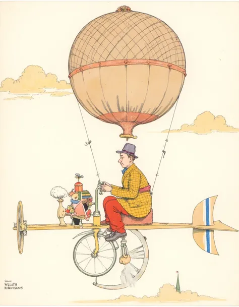 Retro-futurist contraptions - William Heath Robinson Style