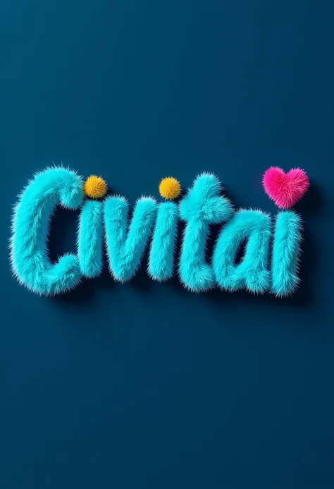 Furry fluffy Text Typography @Ethanar