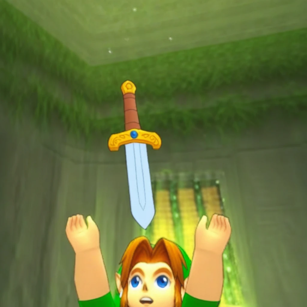 Link Gets an Item | Meme Pose (Experimental) [Pony]