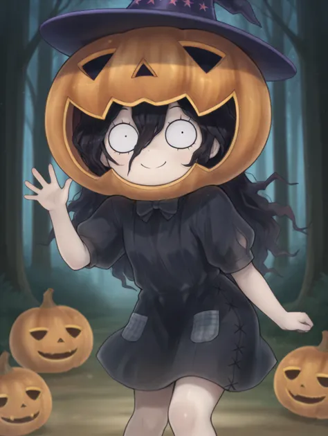 Jack O'Lantern Girl Pumpking - Monster Girl Quest!/Monmusu Quest! - Illustrious