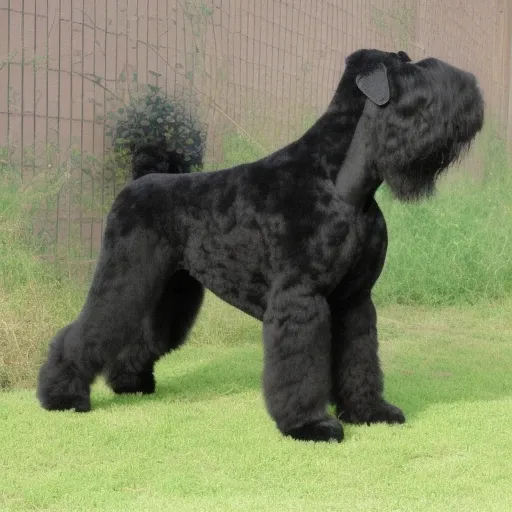 Russian balck terrier