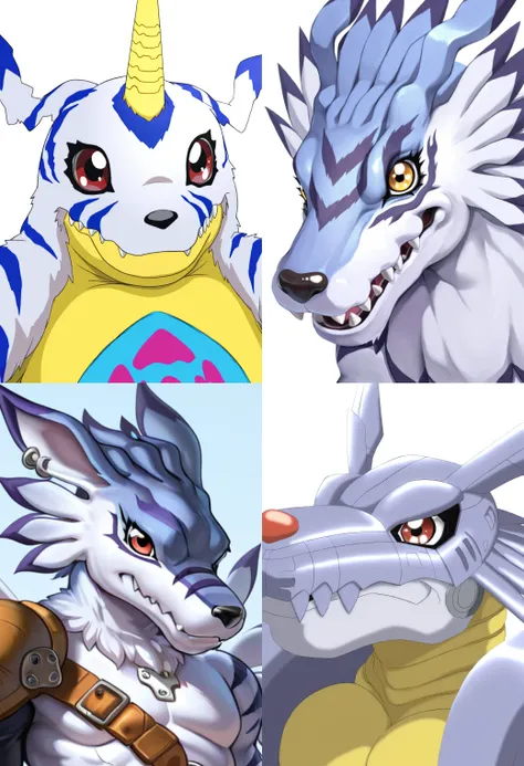 Gabumon | Garurumon | Weregarurumon | Metal Garurumon [IL] - Gabumon