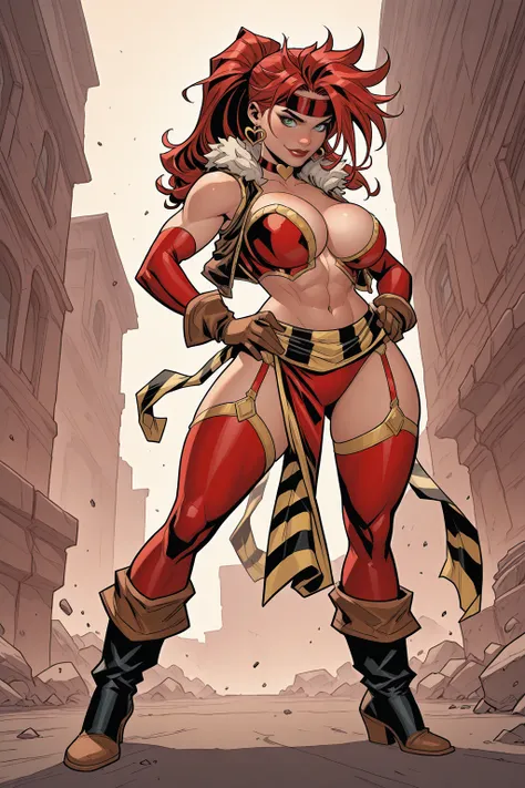 Red Monika from Battle Chasers | Illustrious v1.0 Illustrious