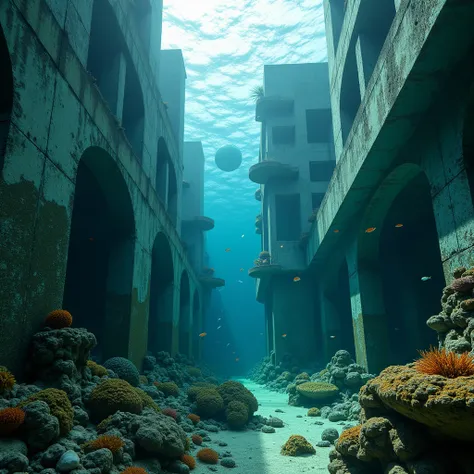 Brutalism Underwater City Babbdi