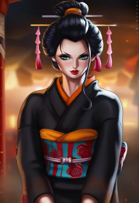 [One Piece] Nico Robin Geisha Outfit