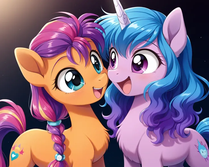 Sunny Starscout & Izzy Moonbow [Illustrious]