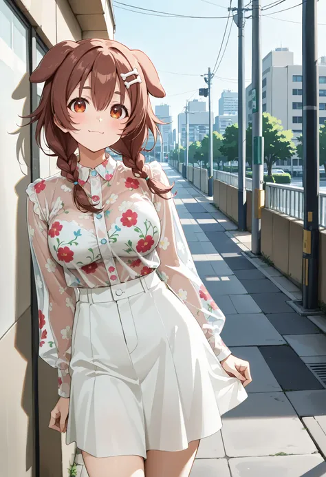 Sheer Floral Shirt