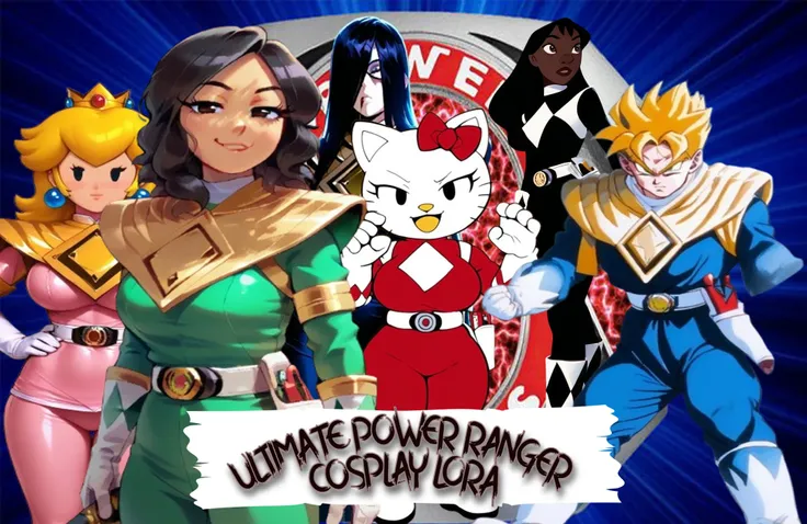 Ultimate power ranger LORA(Made for cosplay)