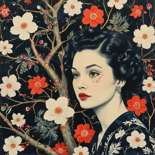 style of Florence Broadhurst flux 426