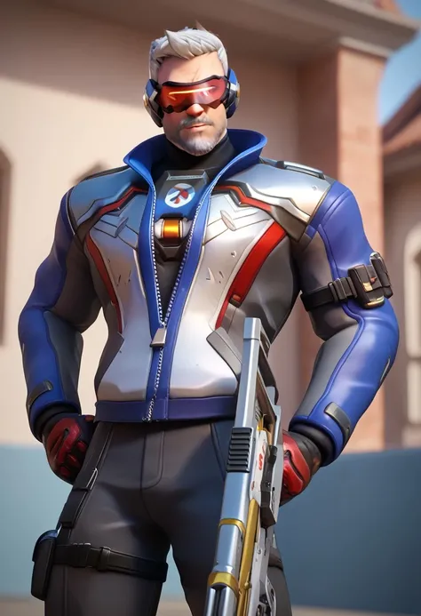 Soldier : 76/Jack Morrison (Multiples outfits in versions below) from Overwatch (Pony XL)