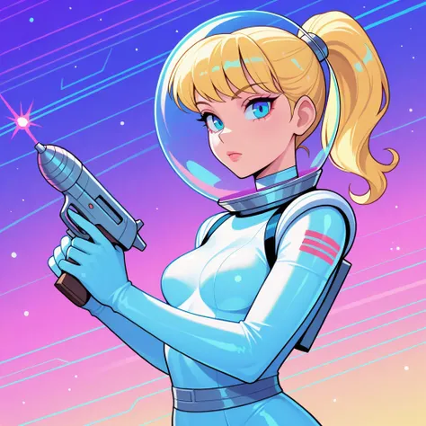 Retro SpaceGirl [ Concept ] by Leaf