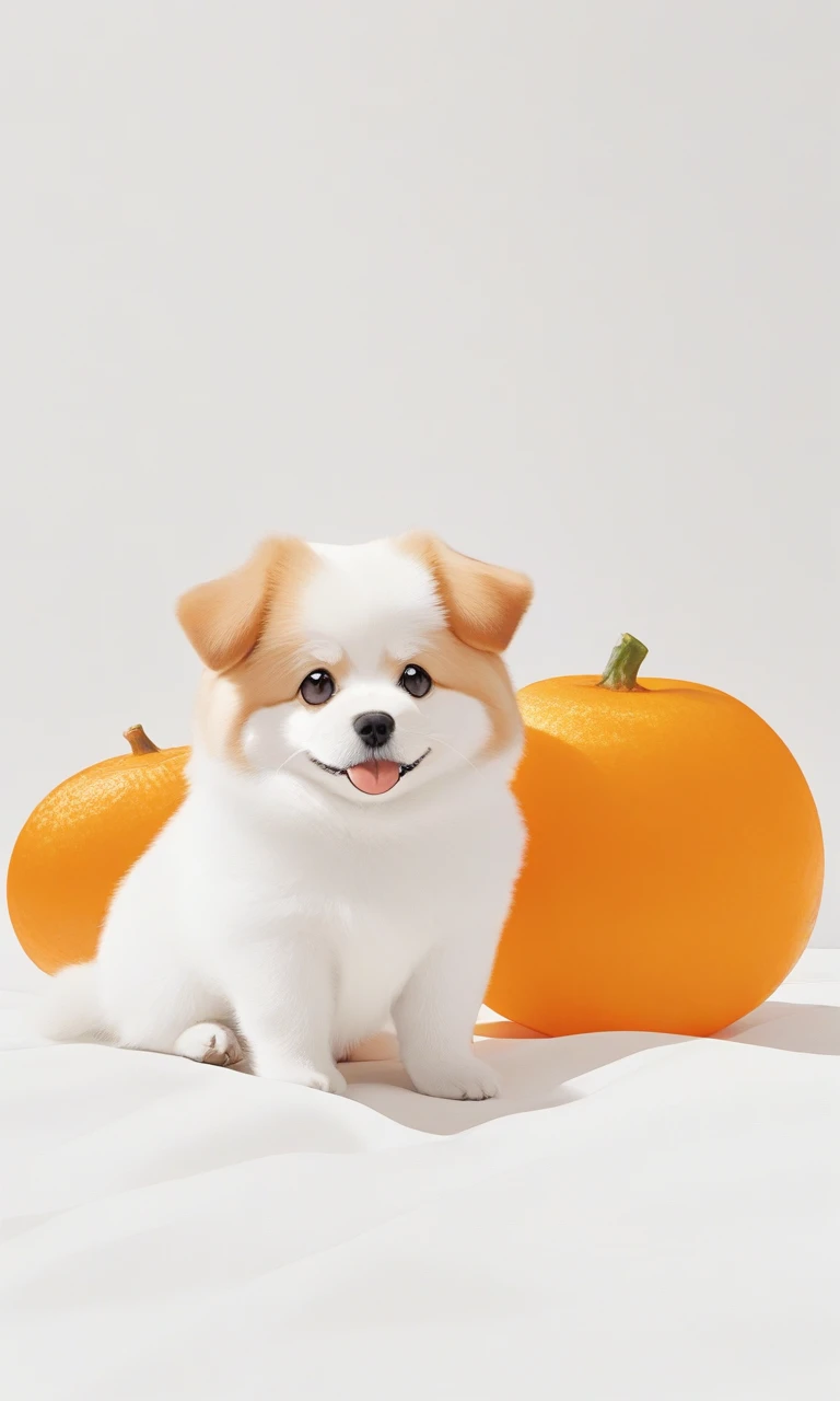 White & Orange